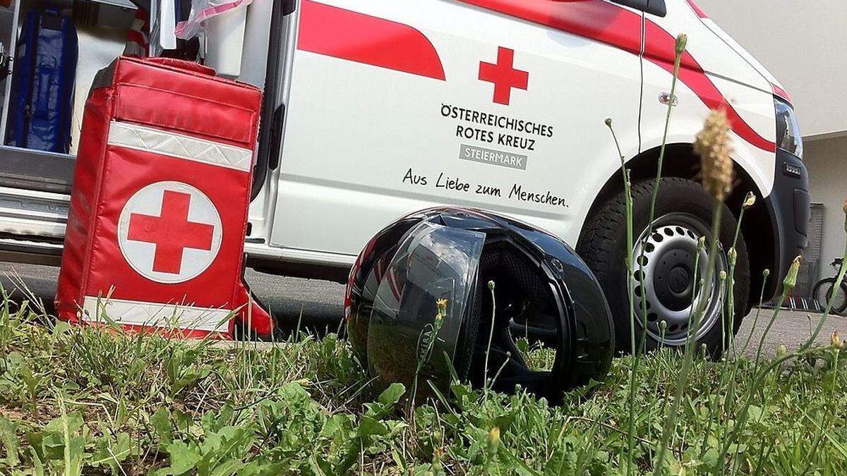 Bei Lavamünd verunfallte ein Steirer, in St. Kanzian zwei St. Veiter Motorradfahrer