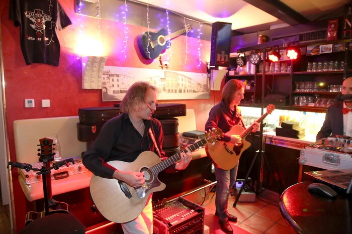 In der Osteria „San Vito“ in der Herzogstadt geigte das Duo Vinnie Perinotto &amp; Thomas Ledd, das extra aus Italien „eingeflogen“ wurde.