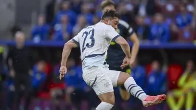 Xherdan Shaqiri Switzerland he scored the first goal for his team during the UEFA EURO, EM, Europameisterschaft,Fussball Germany 2024 match between Switzerland 1-1 Scotland at Cologne Stadium on June 19, 2024 in Cologne, Germany. Noxthirdxpartyxsales PUBLICATIONxNOTxINxJPN 256971549