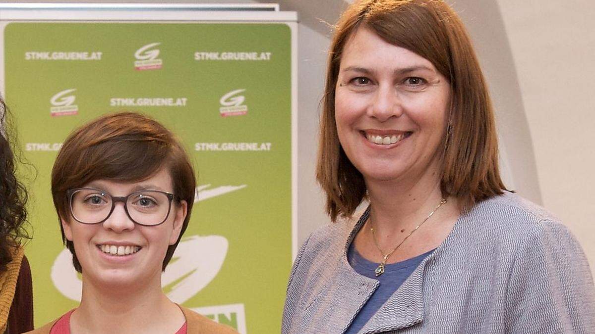 Lara Köck (l.) übernimmt das Mandat von Sabine Jungwirth