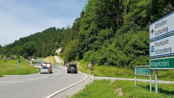 L 82 zwischen Guttaring und Mösel ist gesperrt