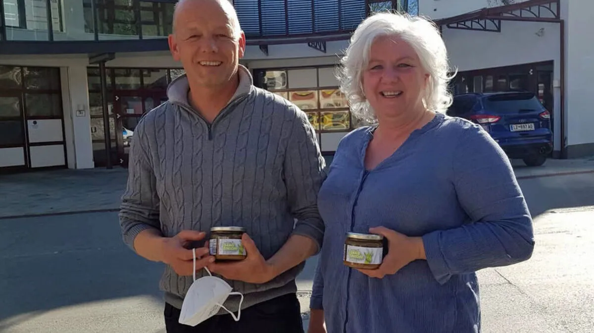 Berno Mühlburger und Karin Hainzer