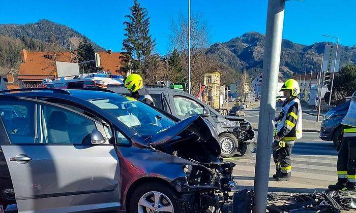 Der Verkehrsunfall ereignete sich Donnerstagnachmittag