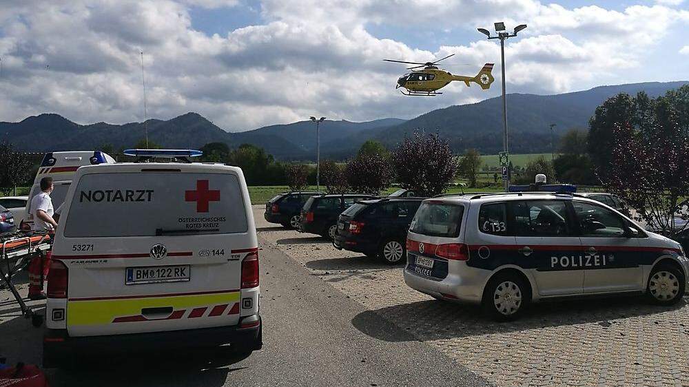 Christophorus 3 flog Verletzten ins Klinikum Wiener Neustadt