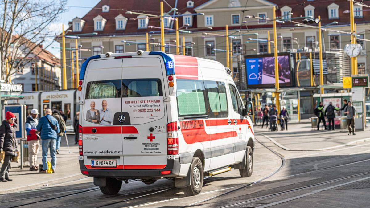 Rettungseinsatz in Graz-Jakomini (Sujet)