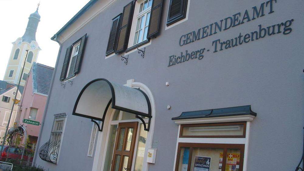 Das alte Gemeindeamt von Eichberg-Trautenburg in Leutschach