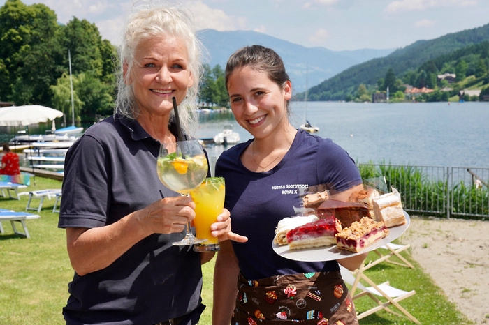 Monika Hartlieb und Natalie Egarter