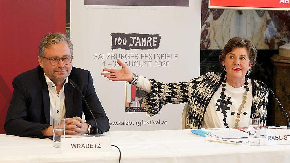Langjährige Kooperation: Helga Rabl-Stadler und Alexander Wrabetz 