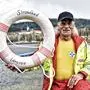 "Harry" Amersbach ist mit 63 Jahren das älteste Mitglied der Wasserrettung Längsee