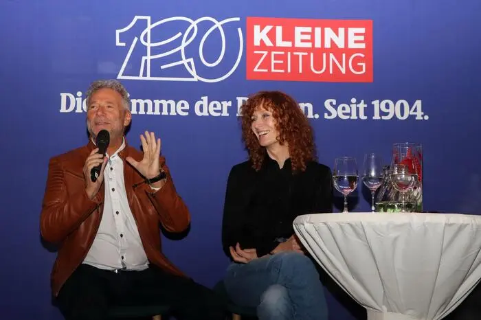 Gottfried Würcher und Jutta Fastian unterhielten das Publikum mit Geschichten aus ihrem Leben und sprachen über die Anfänge ihrer Karrieren und lustige Interaktionen mit den Fans