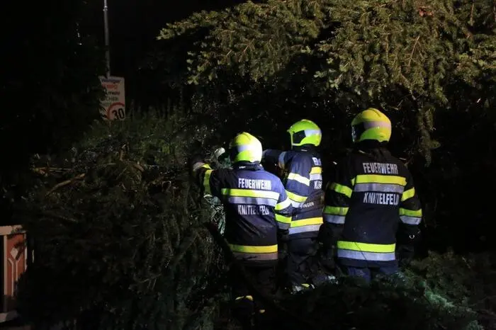 Wie auch schon am 14. August traf es die ehemalige Bezirkshauptstadt Knittelfeld am schlimmsten.