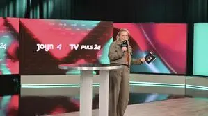 Infodirektorin Corinna Milborn bei der Präsentation der neuen Talk-Strategie. 