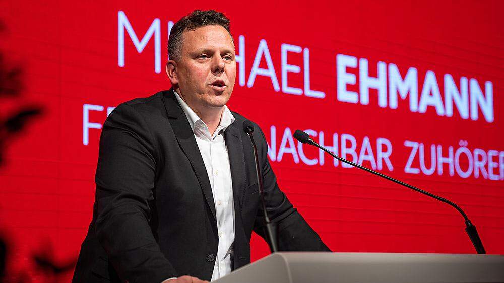 Beim Stadtparteitag vergangenen Samstag wurde SPÖ-Mann Michael Ehmann mit 97,1 Prozent der Stimmen wiedergewählt
