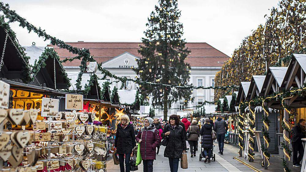 Der Christkindlmarkt könnte die Tourismuszahlen im November 2019 positiv beeinflusst haben