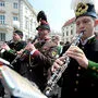 Aufmarsch der Militärmusik auf dem Ballhausplatz