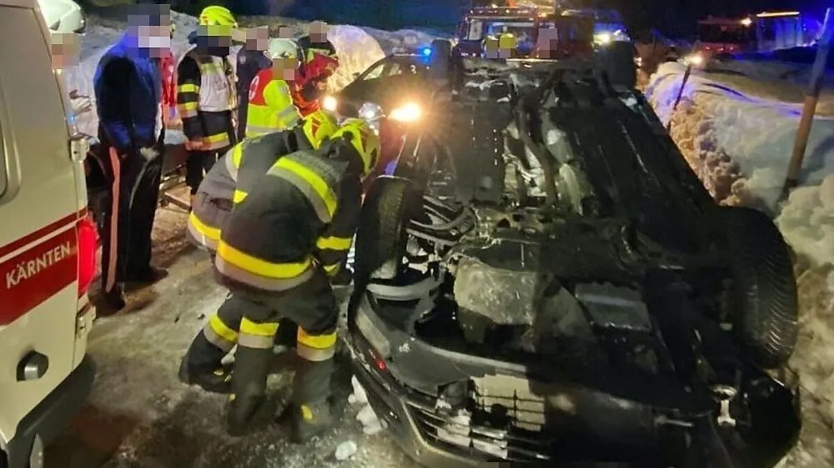 Im Einsatz: FF Goderschach, FF Stranig, FF Grafendorf-Gundersheim, FF Reisach, FF Dellach/Gail  