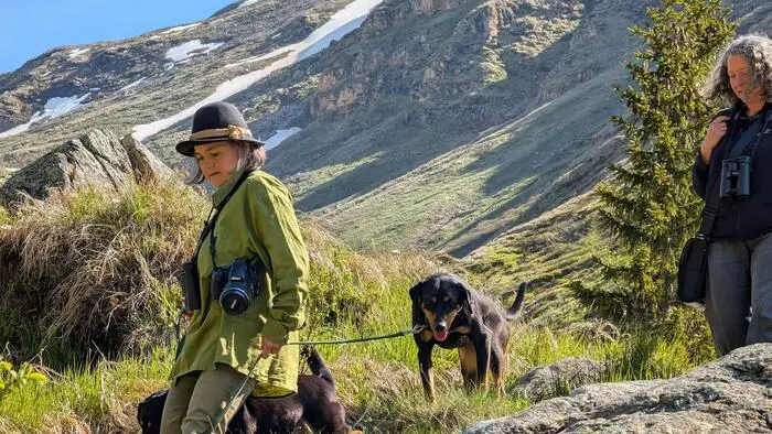 Angelina Pucher unterwegs in den Bergen