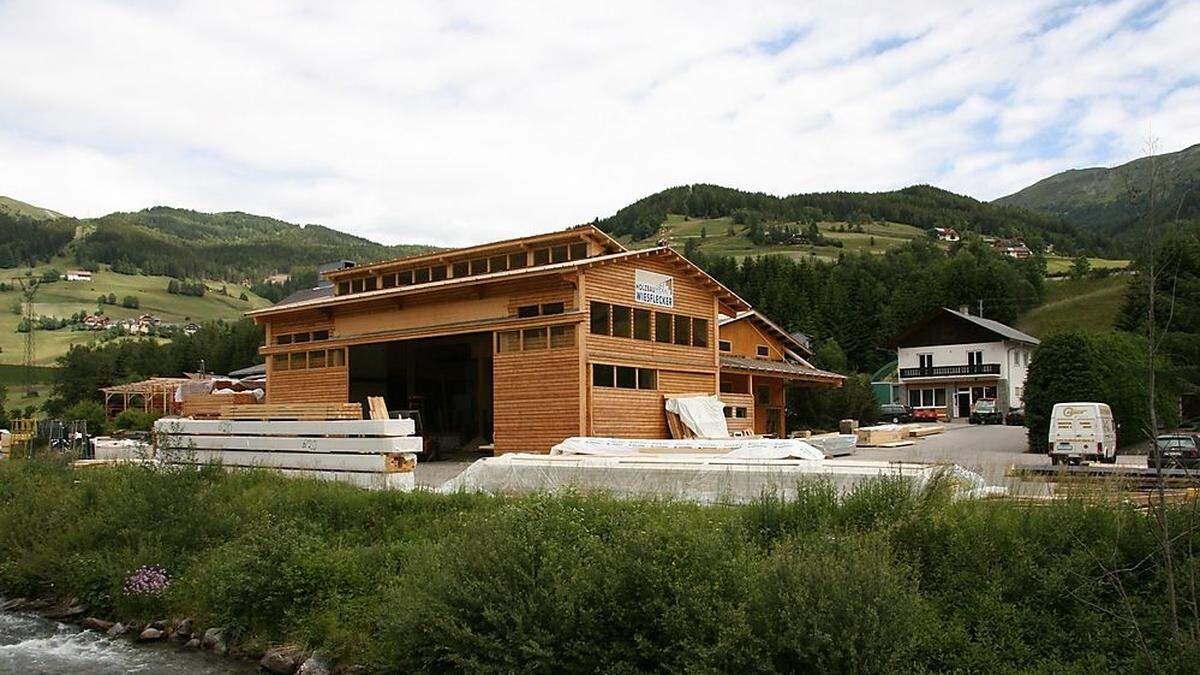 Der Firmensitz von Holzbau Wiesflecker in Rennweg 