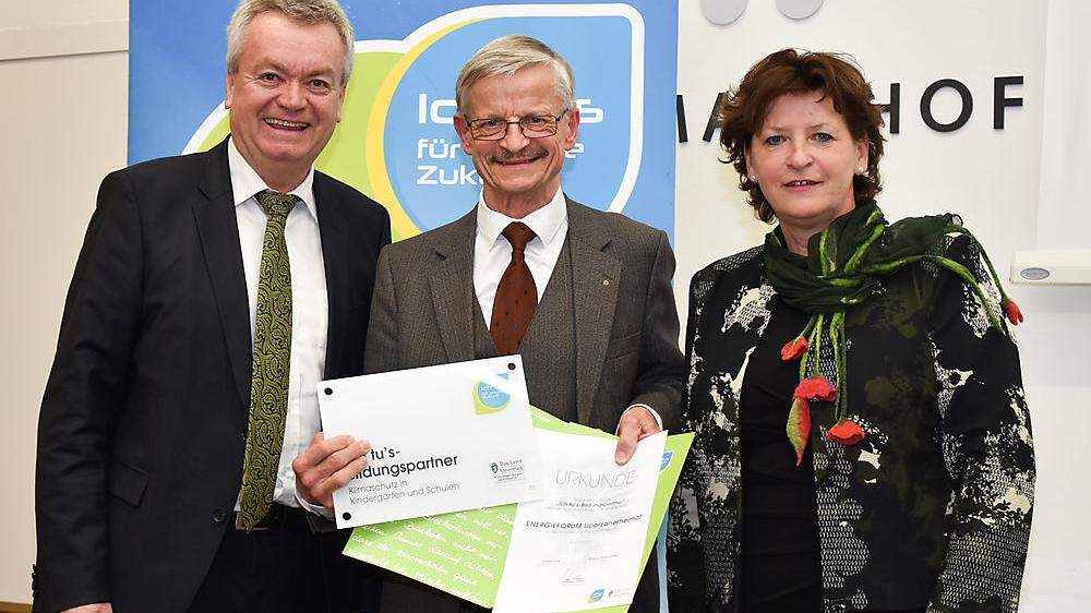 Rudolf Schwarz, Geschäftsführer des Energieforums Lipizzanerheimat, freute sich sehr über die Auszeichnung durch das Land Steiermark