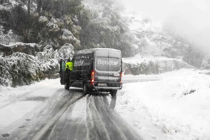 Der Schnee sorgte auch für Unfälle