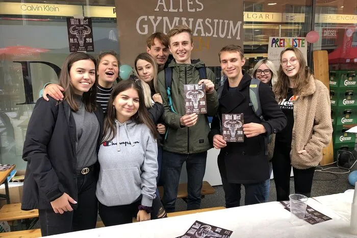 Schüler des alten Gymnasiums