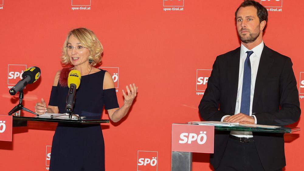 Elisabeth Blanik übergibt die Parteiführung in Tirol an Georg Dornauer 