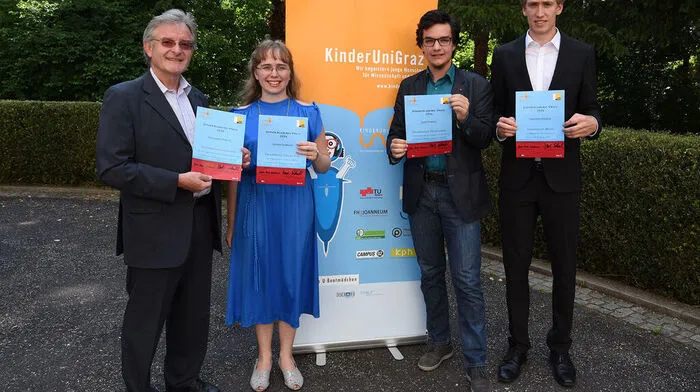 Anton Wieser (Vertretung von Alexandra Hiebler), Sandra Hubmann, Jakob Possert, Christoph Häusler