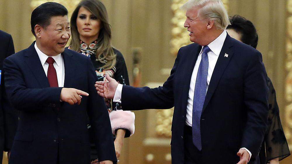 Archivbild: Chinas Präsident Xi und US-Präsident Trump