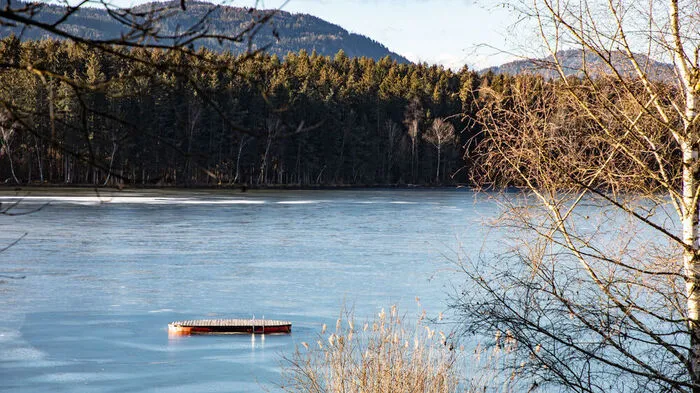Dramatische Szenen spielten sich am Maltschacher See ab. 