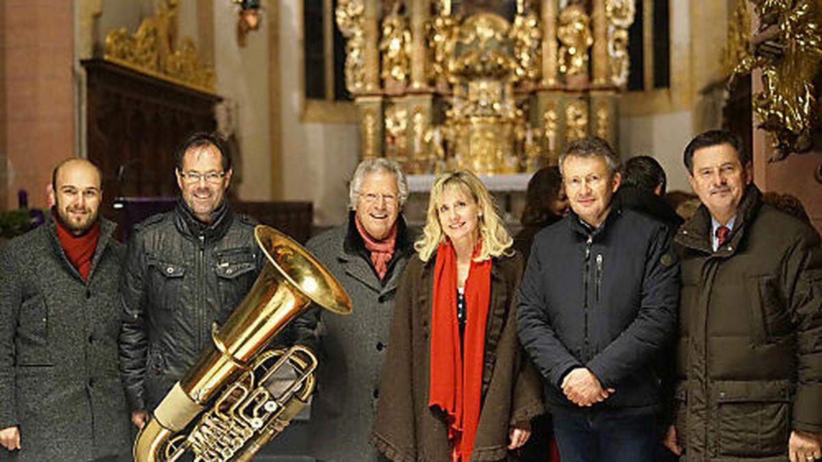 Von links: Patrick Lebitsch, Georg Guggenberger, Sylvia Brandstätter, Richi Di Bernardo und Zoltán Papp 