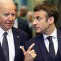 Transatlantische Verbundenheit: US-Präsident Joe Biden und sein französischer Amtskollege 