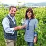 Romana und Helmut Candussi vom Weingut Vinum Virunum 