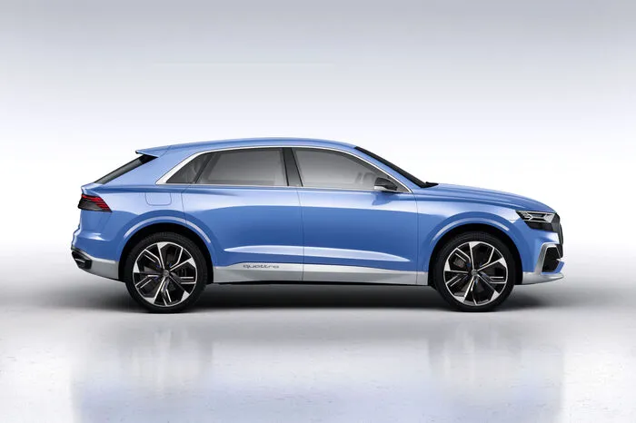 Das Q8 Concept bringt die Linienführung eines Coupés und das Raumangebot eines Crossovers unter einen Blechhut.