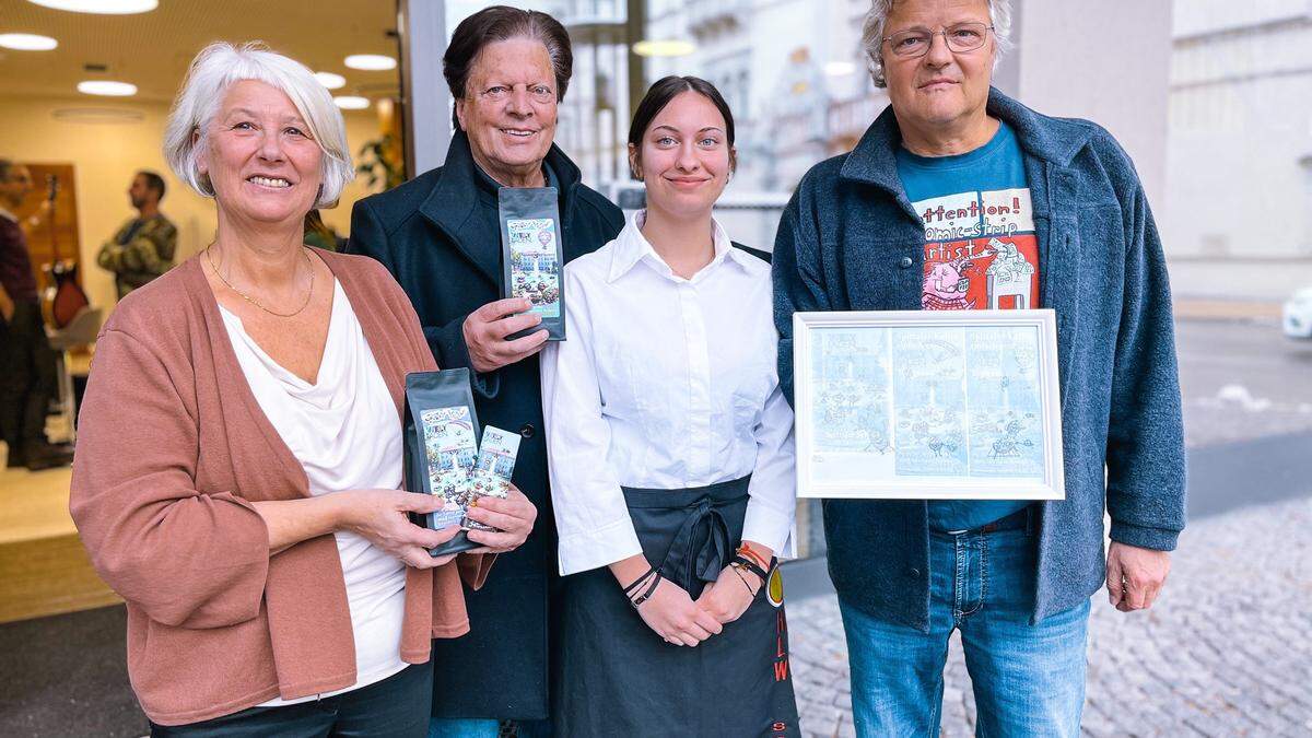 Sylvia Auer, Willi Koch, Melanie Meßner und Jochen Meyer