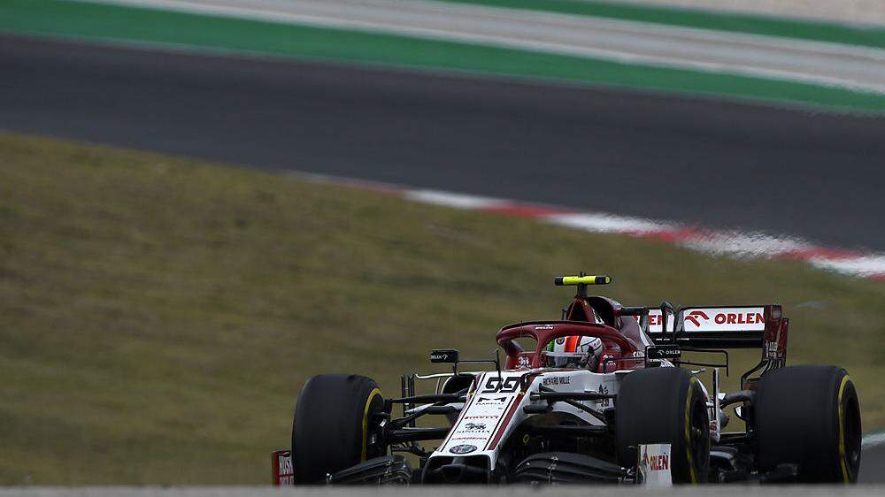Aktuell fahren  Kimi Räikkönen und Antonio Giovinazzi für den Schweizer Rennstall