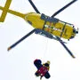 Köll wurde mit dem Rettungshubschrauber abtransportiert
