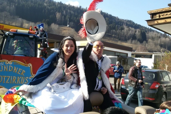 Auch das Spittaler Prinzenpaar Daniela Richtig und Didi Deticek ließ sich das Gschnas in Gmünd nicht entgehen.