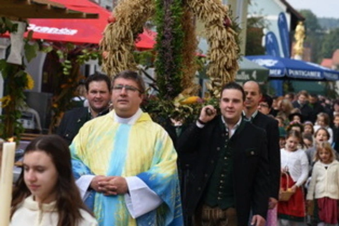 Die Weinbauern dankten für das gute Erntejahr.