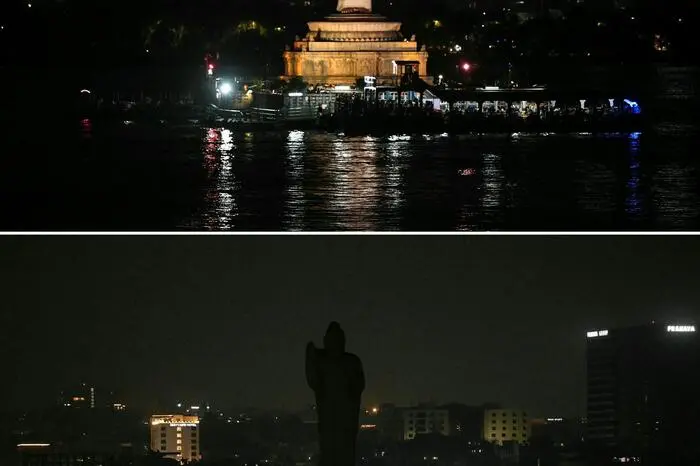 Die Buddha Statue in Hyderabad