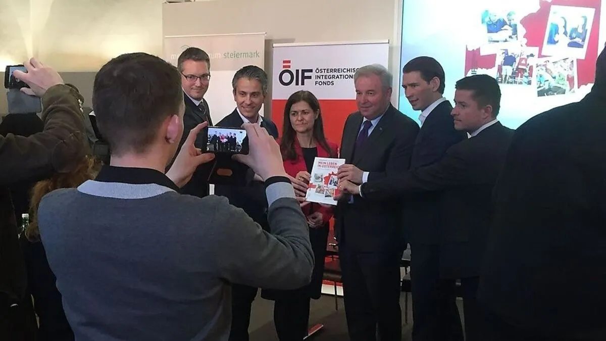 Medienrummel bei der Präsentation