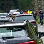 Auf diesen schmalen Streifen müssen Radfahrer in der Lieserschlucht ausweichen