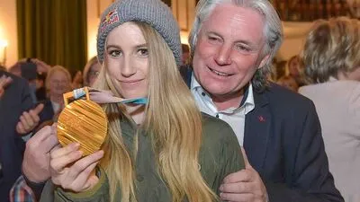 Peter Gasser ist stolz auf seine Tochter Anna