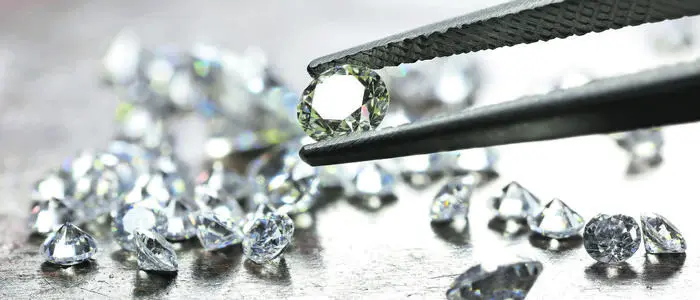 Viele kleine Diamanten