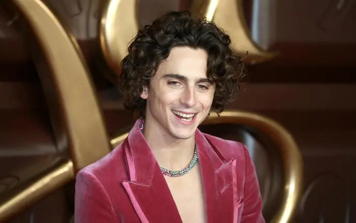 Wonka World Premiere at The Royal Festival Hall in London - 28 Nov 2023 Timothee Chalamet attends the Wonka World Premiere at The Royal Festival Hall in London. London United Kingdom Copyright: xFredxDuvalx/xSOPAxImagesx FDuval-65