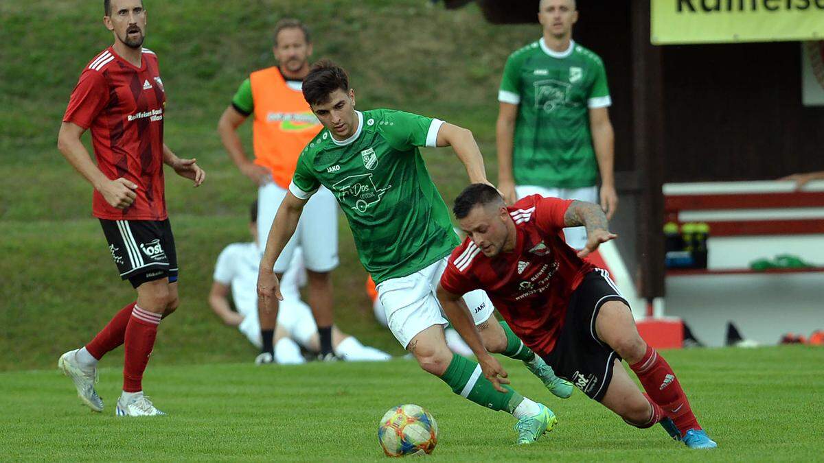 Nötsch (vorne Christian Lussnig) besiegte Feffernitz mit 6:0