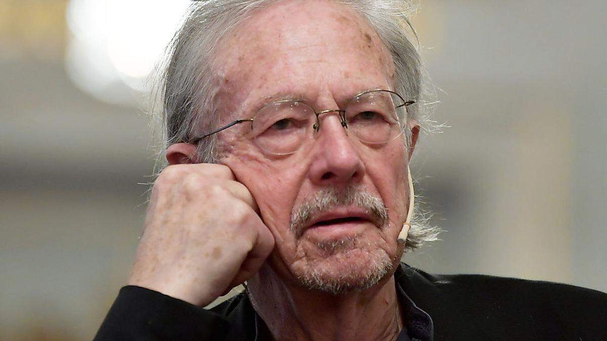 Peter Handke hielt seine Nobelpreis-Rede