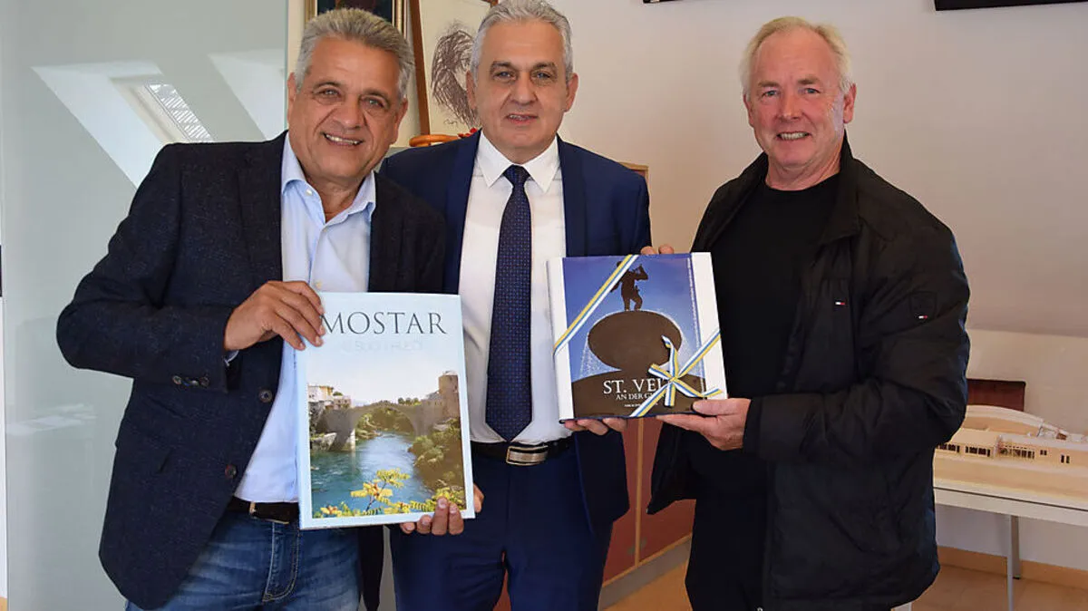 Mock, Bešlić und Dörfler (von links)