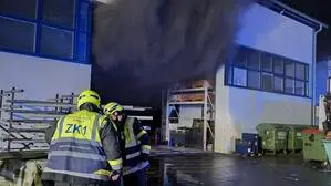 Brand in Werkstatt in Villach