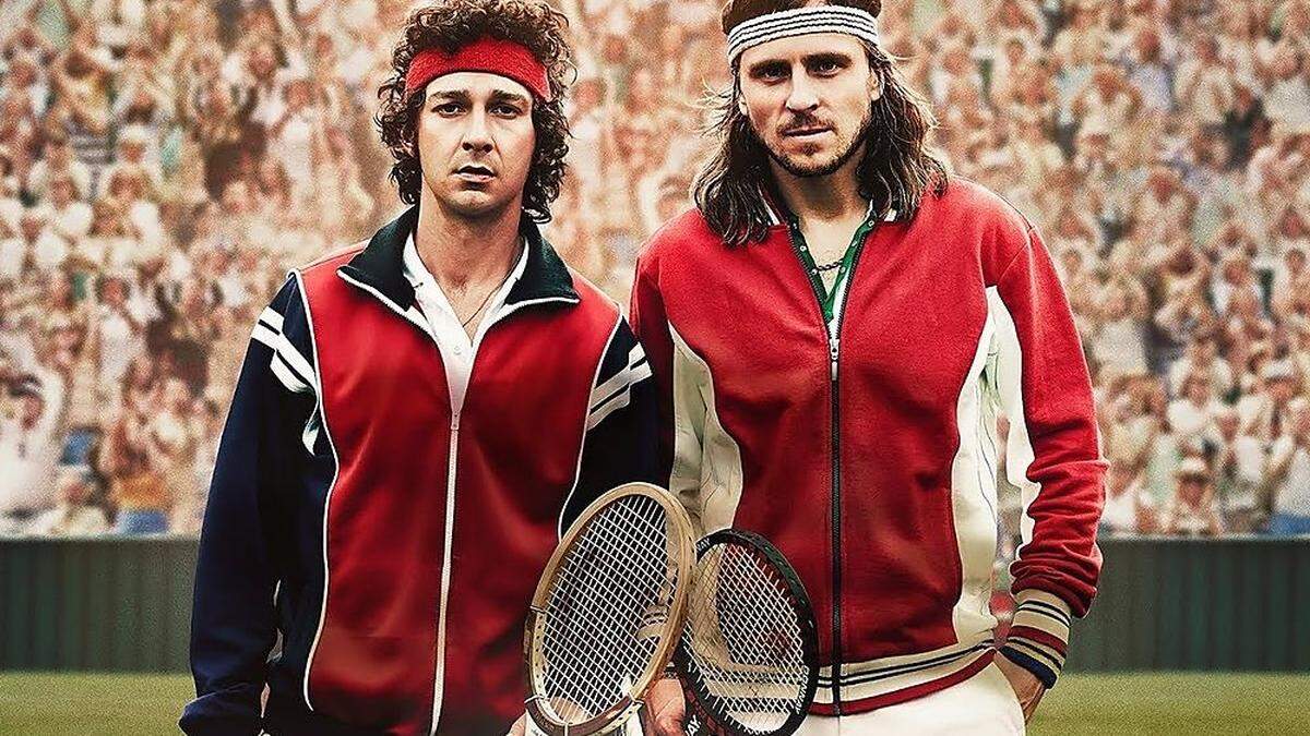 Legendäre Rivalen: Shia LaBeouf als John McEnroe und Sverrir Gudnason als Björn Borg 