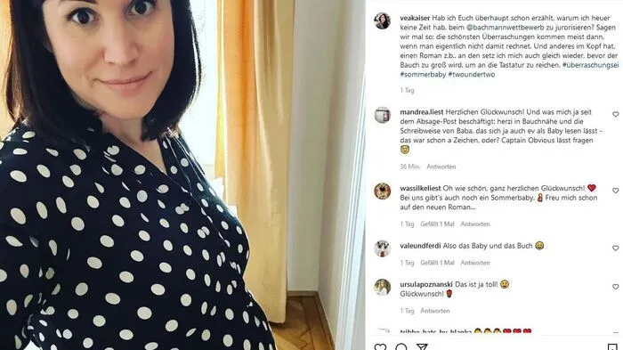 Die Autorin wird Mama